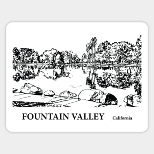 Fountain Valley California Sticker